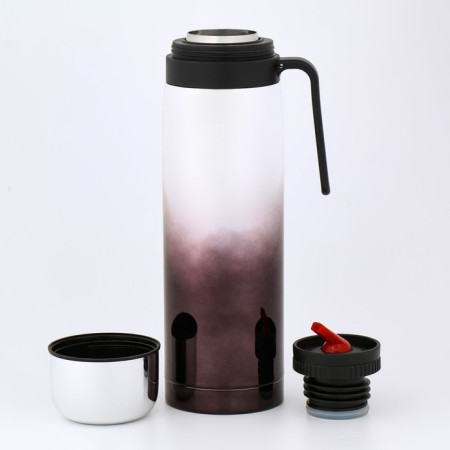 Thermos, 1 l, the sleeve "Master K.", with a mug, retains heat 24 hours-1