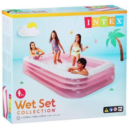 Inflatable pool, 305 x 183 x 56 cm, from 6 years old, 58487np-4