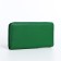 Women's wallet with lightning, green color