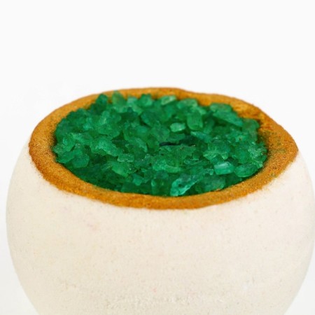 A bomb for a bath with sea salt "Field grass", 120 gr.-3