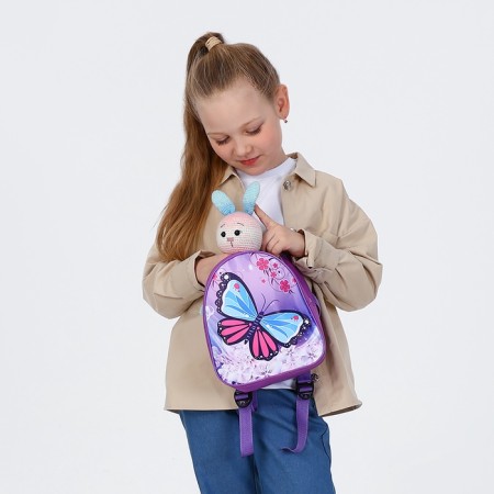 Baby backpack on lightning, "chosen", lilac color-6