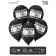 Shar Latex 12 "You can throw out", pastel, set of 50 pcs., Black color