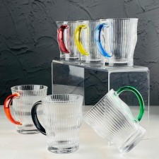 Set of mugs Lenardi, glass, 265 ml, 6 pcs