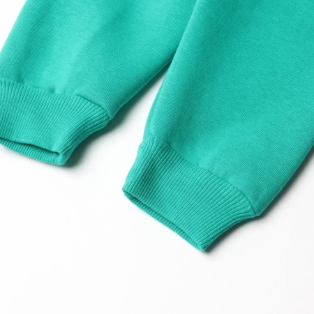 Costume for boys (sweatshirt, pants), I am beginning, green color, height 98 cm-7