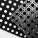 Muddy mud -bearded rug, 50 × 100 × 2.2 cm, black color