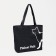 Luggage bag with a lining, black color