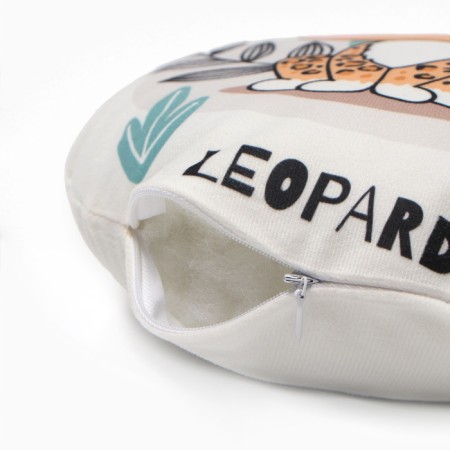 Decorative Ethel Pillow "Leo" D 30 cm, velor 100% p/e-2
