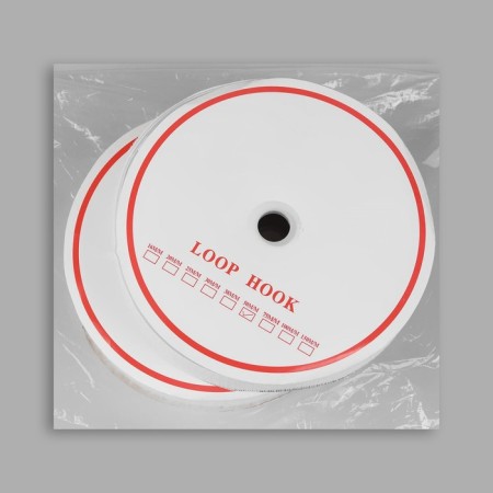 Velcro, 50 mm × 25 ± 1 m, white color-3