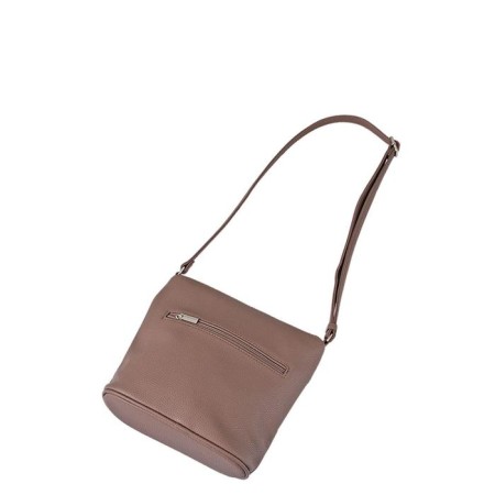 Cross-Bodi bag, lightning department, 2 outer pockets, brown color-1