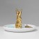 Supply Universal Ceramics "Rabbit" 13x12, white-golden color