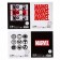 Notebook in a cage 24 sheets, 4 types of mix, cover covering cardboard, Avengers