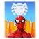 A set of notebooks 10 pieces, 12 sheets, in a cage, cover coated cardboard, spider-man