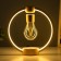 Table lamp "Circle Levitation" LED 23x23 cm Risalux