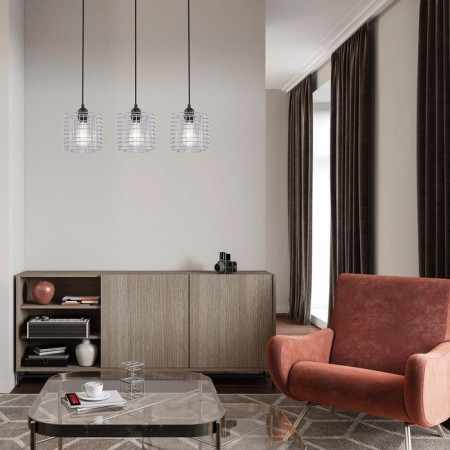 Suspended lamp 3x40W E27, size 61x18x176 cm-4