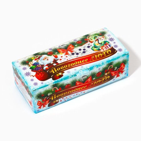 Russian lotto gift "Happy New Year 2024", 24 cards 17.5 x 7.5 cm, 90 chips-2