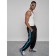 Sports male trousers, size 50, black color