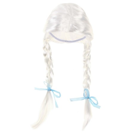 Carnival set "Magic Snow Maiden": a clutch, a wig with pigtails-6
