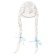 Carnival set "Magic Snow Maiden": a clutch, a wig with pigtails