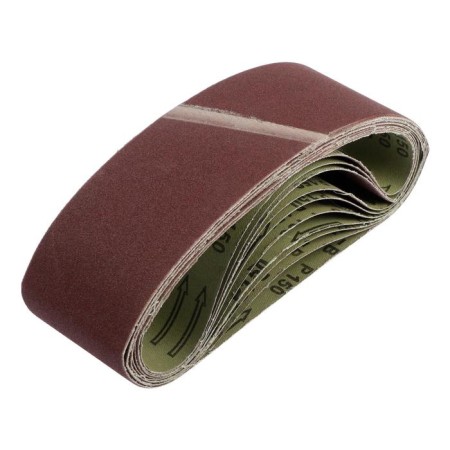 The tape is abrasive endless tundra, on a fabric base, 75 x 533 mm, P150, 10 pcs.