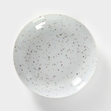 Deep porcelain plate 