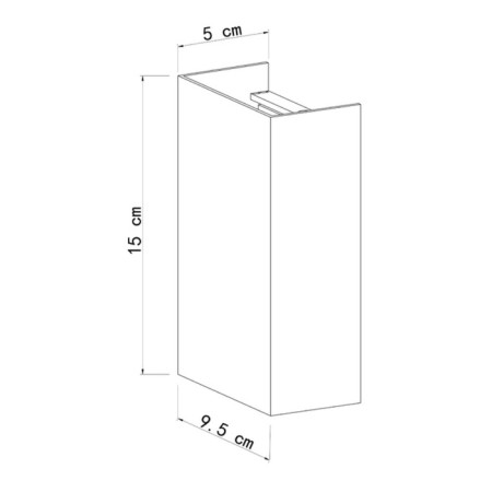 Facade lamp Arte Lamp Algol A5640al-2BK, LED, 2x5 W, 5x9.5x15 cm, 650 lm, black-2