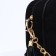 Bag Cross-Bodi with a zipper, black color