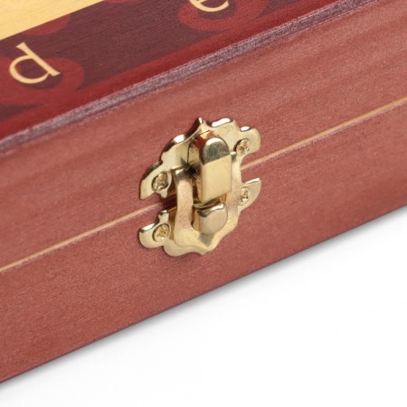 Chess "Bordeaux", wooden board 40 x 40 cm, king H-9 cm, pawn H-4.5 cm-5