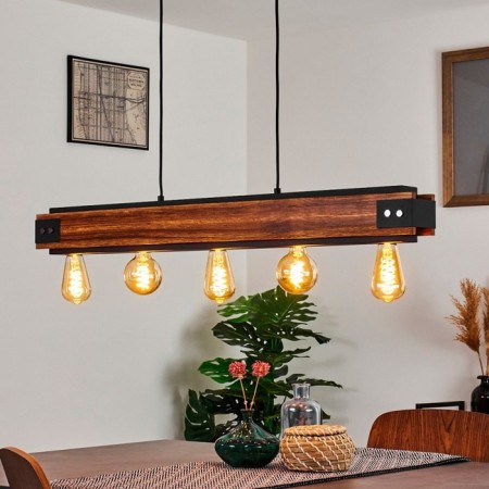 Suspension Layham, 5x60W E27-1