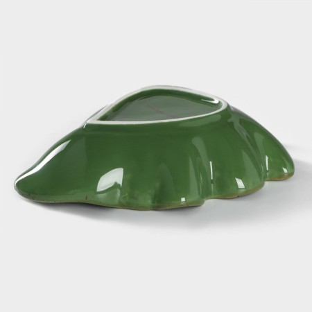 Serving share "Leaf", 17 × 12.5 × 3.9 cm, green color-2