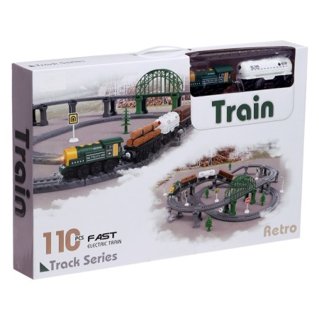 Railway "Lesopilka", nursery, works from batteries-9