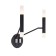 Bra Maytoni Mod620wl-04b, 4xg9, 25W, 24.5x49x34.5 cm, black color