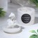 Candle in concrete aromatic "peach", soy wax