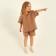 DECHIPARY HOME HOME (shirt and shorts) SL Home P 38 (146-152), coffee