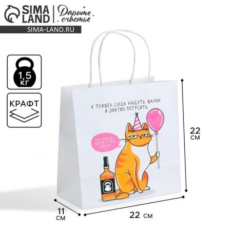 Gift package, packaging, "Tusa", 22 x 22 x 11 cm