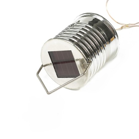 Garden lamp on the sunny battery "Yellow light", 8 × 14 × 8 cm, 5 LED, white glow-5