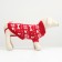 Sweater "Bones-snow", size 8 (DS 20-23, OG 25-32, Osh 16-19 cm), red