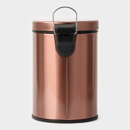 Garbage bucket with pedal Stolz Stölz, 3 l, stainless steel, bronze color-3