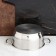 Classic-Prima pan, 2.5 l, d = 20 cm, capsule bottom, with a heat distribution layer, metal cover