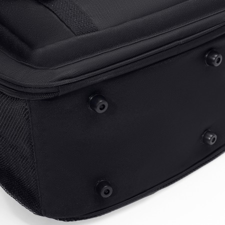 A backpack for carrying animals with a viewing window, black-9