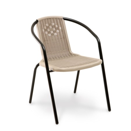 Sadovy chair, 53 x 61 x 73 cm, frame 24 x 0.8 mm, load up to 100 kg, beige