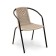 Sadovy chair, 53 x 61 x 73 cm, frame 24 x 0.8 mm, load up to 100 kg, beige