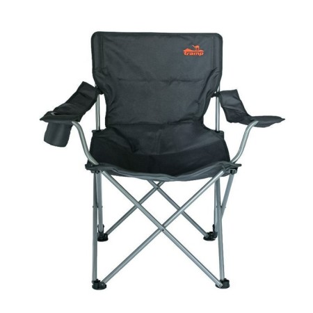 A chair with adjustable back inclination, 60 x 55 x 51/107 cm, black/gray color