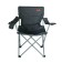 A chair with adjustable back inclination, 60 x 55 x 51/107 cm, black/gray color