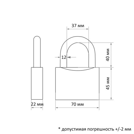 Castle "Bison Expert" of a hinged, steel case, classic shape, hardened puff, 70 mm 545726-1