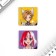 Magnetic bookmarks 2 pcs on the “Anime” substrate