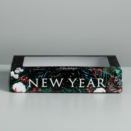Folding box Happy Ney Year, 20 x 12 x 4 cm, New Year-1