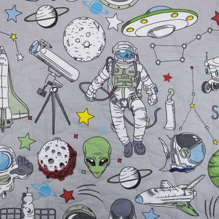 Space bedspread, size 160x200 cm-4