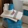 Trick Lovelife towel Adazhio 30x50 cm, sea, 100% cotton, 450 g/m2