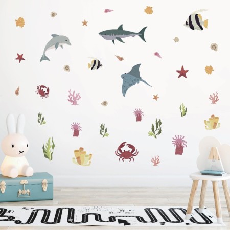 Interior color sticker "Underwater World" 30x60 cm-5