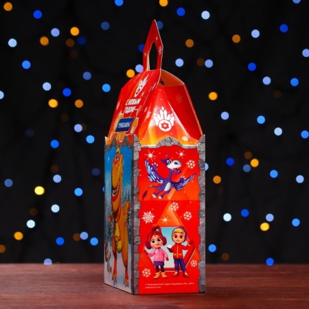 Gift box "Turbosaurs", a small castle, 14.5 x 8.5 x 25.5 cm-2